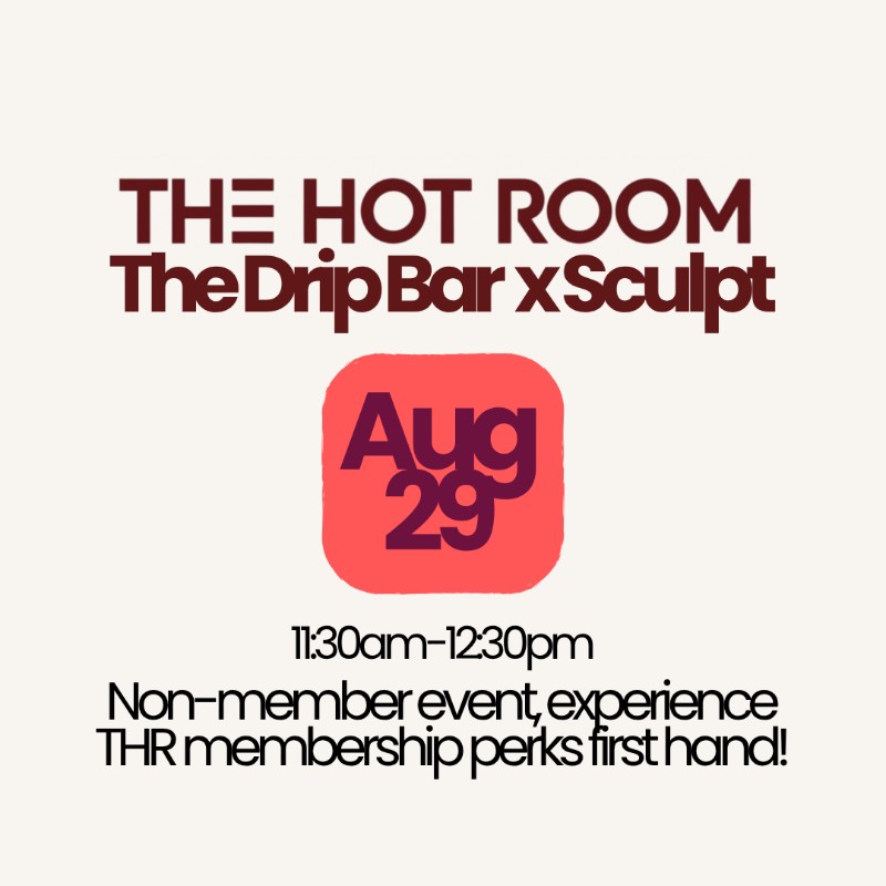 The Drip Bar x Sculpt Pop Up